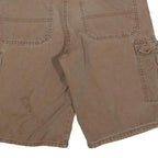 DICKIES Mens Shorts Brown Cargo Casual L W32 Workwear Cotton Blend