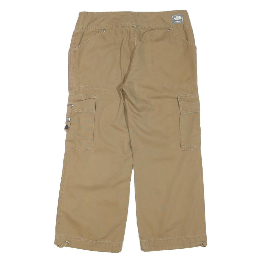 THE NORTH FACE Womens Relaxed Beige Cargo Trousers W31 L24 Cotton Blend Zip