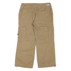 THE NORTH FACE Womens Relaxed Beige Cargo Trousers W31 L24 Cotton Blend Zip