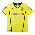PUMA Mens Yellow Borussia Dortmund Aubameyang Football Shirt S Short Sleeve