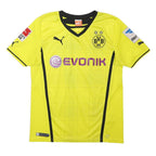 PUMA Mens Yellow Borussia Dortmund Aubameyang Football Shirt S Short Sleeve