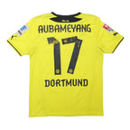 PUMA Mens Yellow Borussia Dortmund Aubameyang Football Shirt S Short Sleeve