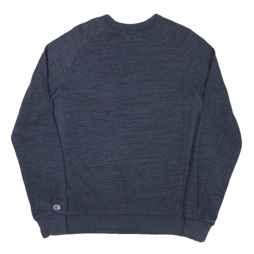 TOMMY HILFIGER Mens Blue Crew Neck M Cotton Blend Pullover Sweatshirt Casual
