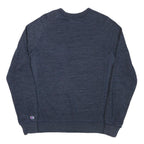 TOMMY HILFIGER Mens Blue Crew Neck M Cotton Blend Pullover Sweatshirt Casual