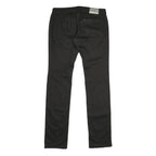 PHARD Womens Black Regular Fit Straight Cotton Blend Trousers W34 L36 Casual
