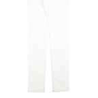 DIESEL Womens White Slim Skinny Denim Jeans Cotton Blend W27 L34 Zip Pocket