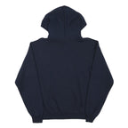 CHAMPION Mens Navy Blue Cedric's Tavern Printed Pullover Hoodie S Cotton Blend