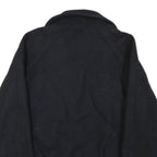 WEINSTOCKS Mens Black Cotton Blend Bomber Jacket S Woven Zip Up Casual