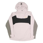 JACK WOLFSKIN Womens Beige & Grey Outdoor Jacket UK 12 Polyester Blend Zip