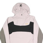 JACK WOLFSKIN Womens Beige & Grey Outdoor Jacket UK 12 Polyester Blend Zip