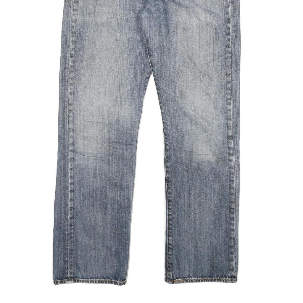 LEVI'S 501 Mens Jeans Blue Regular Straight Denim Medium W34 L32 Classic Button