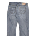 LEVI'S 501 Mens Jeans Blue Regular Straight Denim Medium W34 L32 Classic Button