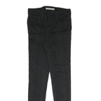 LEVI'S Womens Black Slim Slim Fit Skinny Trousers W26 L29 Cotton Blend Zip