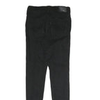 LEVI'S Womens Black Slim Slim Fit Skinny Trousers W26 L29 Cotton Blend Zip