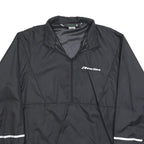 NEWLINE Mens Black Sports Jacket L Polyester Blend Plain Zip Athletic Outdoor