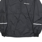 NEWLINE Mens Black Sports Jacket L Polyester Blend Plain Zip Athletic Outdoor