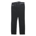 ZADIG & VOLTAIRE Womens Black Cotton Blend Regular Skinny Trousers W28 L27 Peace