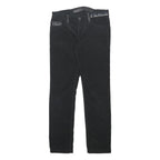ZADIG & VOLTAIRE Womens Black Cotton Blend Regular Skinny Trousers W28 L27 Peace