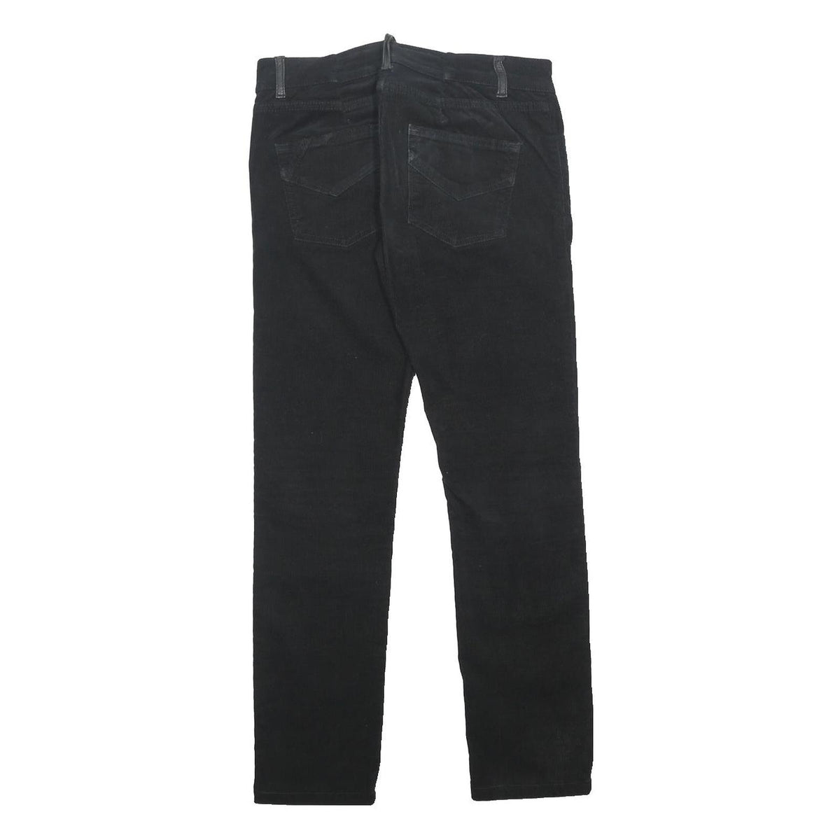 ZADIG & VOLTAIRE Womens Black Cotton Blend Regular Skinny Trousers W28 L27 Peace