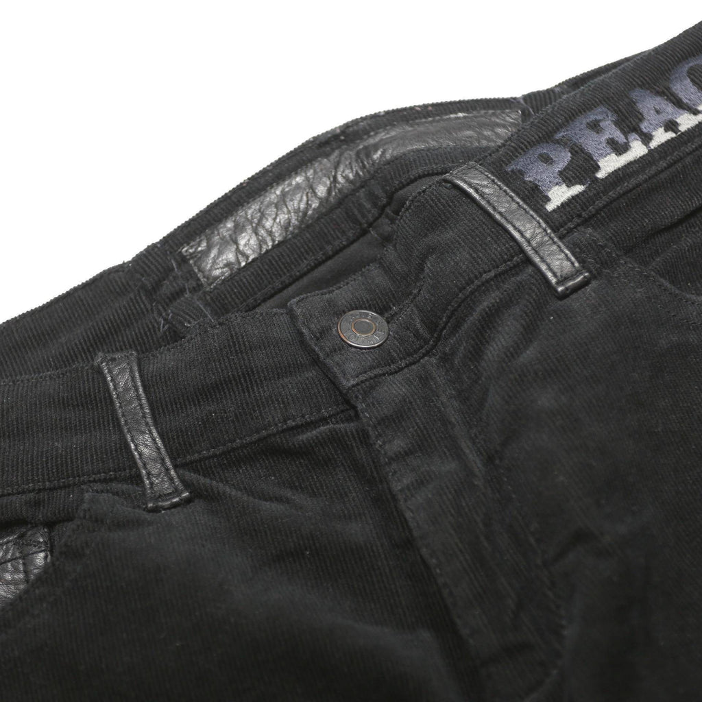 ZADIG & VOLTAIRE Womens Black Cotton Blend Regular Skinny Trousers W28 L27 Peace