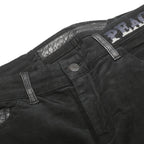 ZADIG & VOLTAIRE Womens Black Cotton Blend Regular Skinny Trousers W28 L27 Peace
