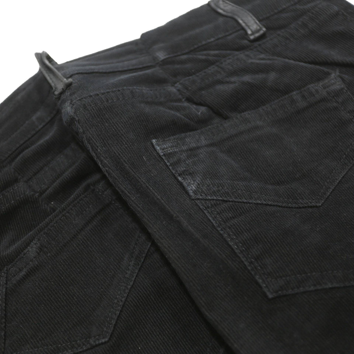 ZADIG & VOLTAIRE Womens Black Cotton Blend Regular Skinny Trousers W28 L27 Peace
