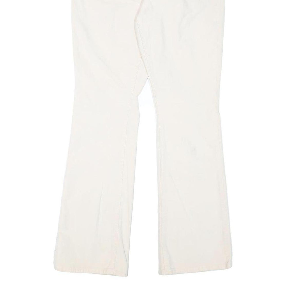LEVI'S Womens Cotton Blend White Regular Tapered Trousers W32 L30 Classic Fit