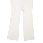 LEVI'S Womens Cotton Blend White Regular Tapered Trousers W32 L30 Classic Fit