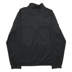 ADIDAS Mens Black & Burgundy Track Jacket M Polyester Zip Sportswear