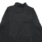 ADIDAS Mens Black & Burgundy Track Jacket M Polyester Zip Sportswear