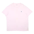 POLO RALPH LAUREN Mens Pink Cotton Blend T-Shirt XL Short Sleeve Crew Neck