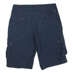 TOMMY HILFIGER Mens Navy Cargo Shorts M W32 Cotton Blend Casual Comfort