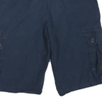 TOMMY HILFIGER Mens Navy Cargo Shorts M W32 Cotton Blend Casual Comfort
