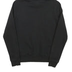 PUMA Womens Black Hoodie S Cotton Blend Pullover Logo Sweatshirt