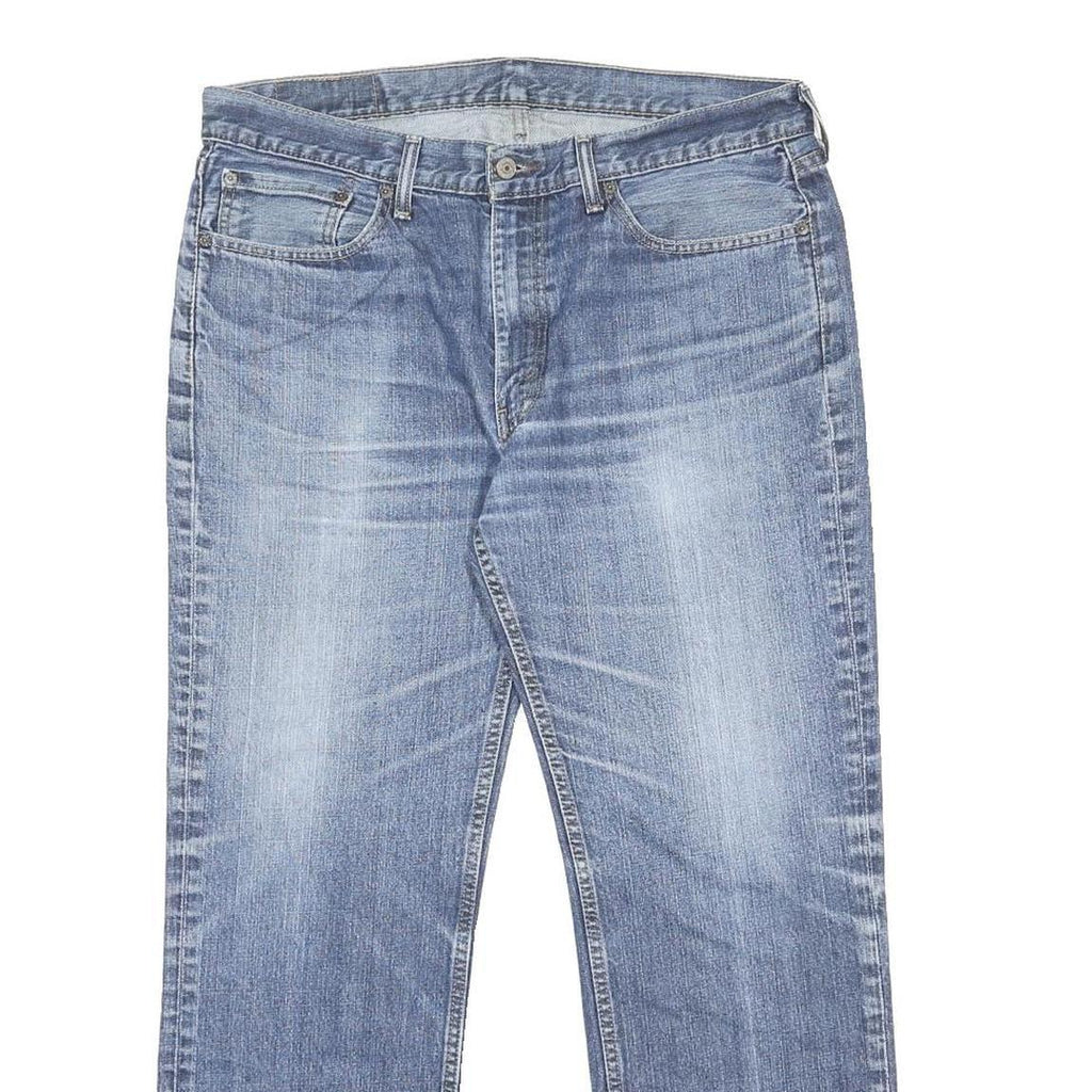 LEVI'S 514 Mens Jeans Blue Slim Straight Denim Medium W36 L30 Classic Cotton Zip