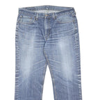 LEVI'S 514 Mens Jeans Blue Slim Straight Denim Medium W36 L30 Classic Cotton Zip