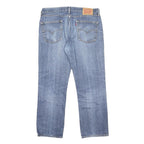 LEVI'S 514 Mens Jeans Blue Slim Straight Denim Medium W36 L30 Classic Cotton Zip
