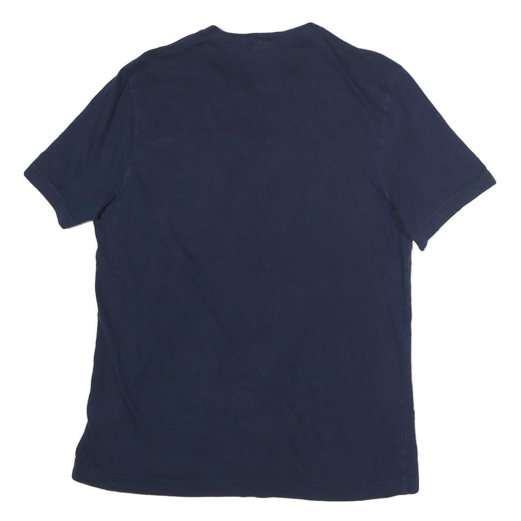 REEBOK Mens Blue Classic T-Shirt M Short Sleeve Crew Neck Printed Logo