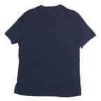 REEBOK Mens Blue Classic T-Shirt M Short Sleeve Crew Neck Printed Logo