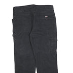 DICKIES Mens Jeans Black Regular Straight Denim W38 L32 Workwear Casual