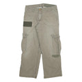 CARHARTT Womens Cotton Blend Beige Relaxed Wide-Leg Trousers W29 L25 Cargo