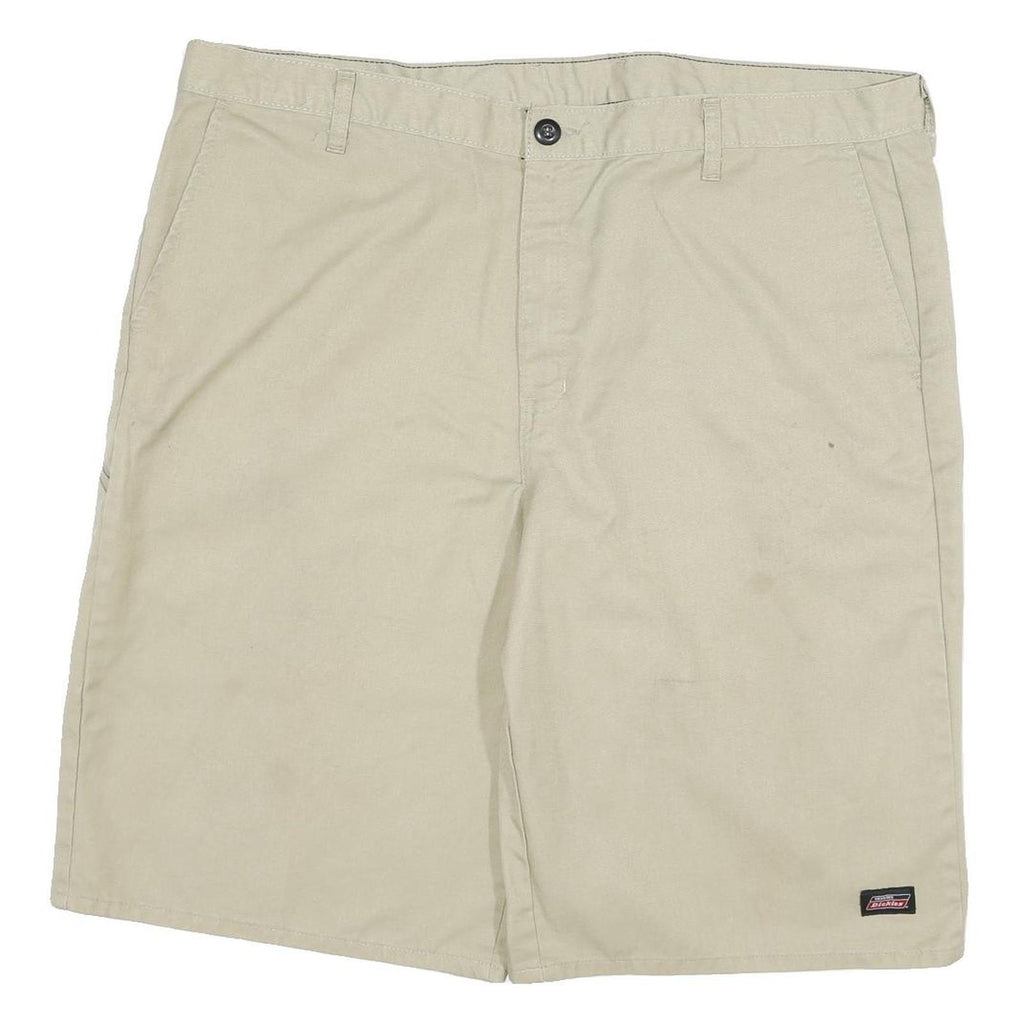 DICKIES Mens Shorts Beige Casual Plain 3XL W40 Cotton Blend Workwear