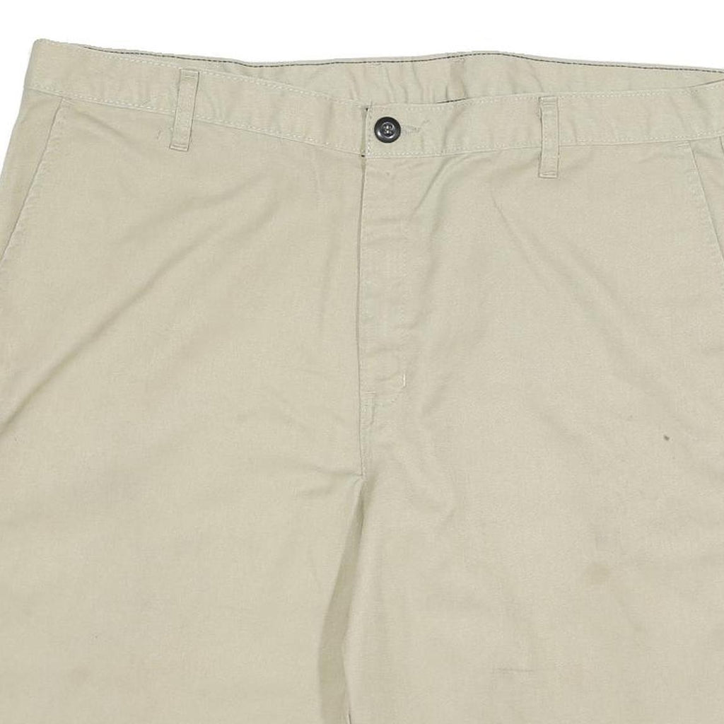 DICKIES Mens Shorts Beige Casual Plain 3XL W40 Cotton Blend Workwear