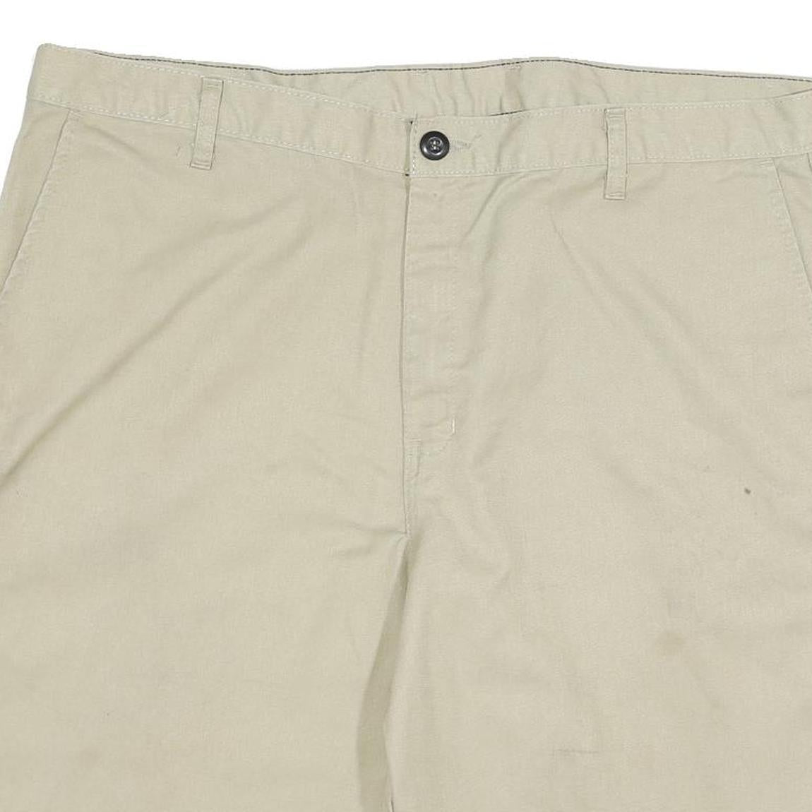 DICKIES Mens Shorts Beige Casual Plain 3XL W40 Cotton Blend Workwear