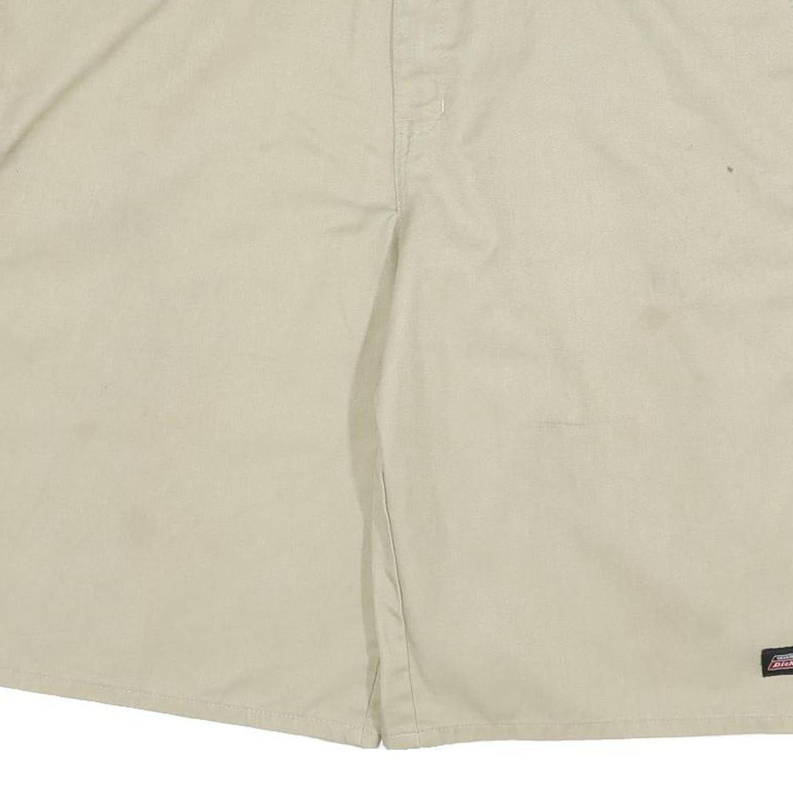 DICKIES Mens Shorts Beige Casual Plain 3XL W40 Cotton Blend Workwear