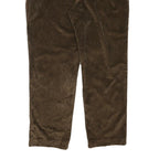 JOS A BANK Mens Cotton Blend Brown Regular Straight Trousers W38 L32 Casual