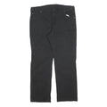 DICKIES Mens Black Relaxed Straight Denim W38 L32 Workwear Zip Fly Cotton Blend