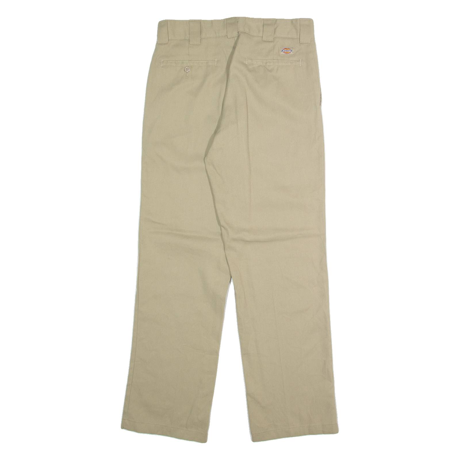 DICKIES Chino Mens Trousers Beige Regular Straight W32 L32