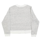 VINCE Womens Grey Sweatshirt XS Crew Neck Cotton Blend Pullover Lightweight