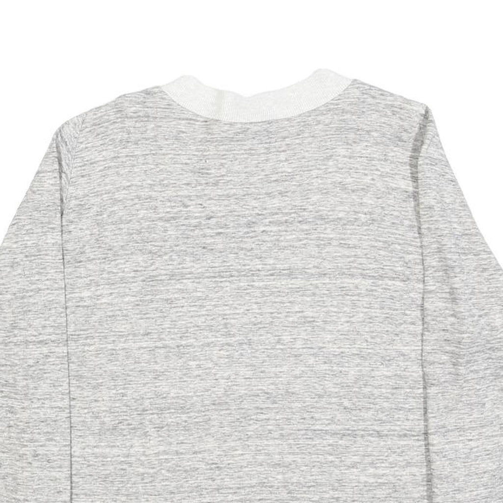 VINCE Womens Grey Sweatshirt XS Crew Neck Cotton Blend Pullover Lightweight